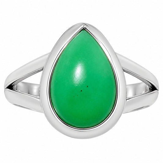 Premium Chrysoprase - Australia Ring size-6 R-1008 35-ER12794