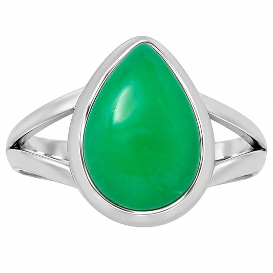 Premium Chrysoprase - Australia Ring size-7 R-1008 35-ER12799
