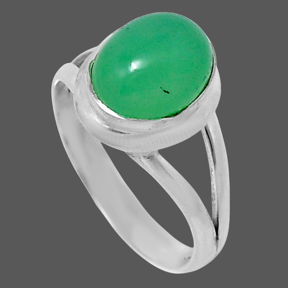Premium Chrysoprase - Australia Ring size-7 R-1008 35-ER12800