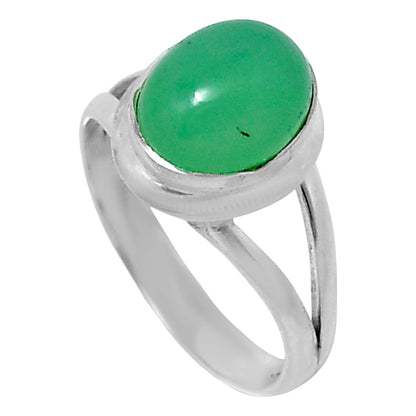 Premium Chrysoprase - Australia Ring size-7 R-1008 35-ER12800