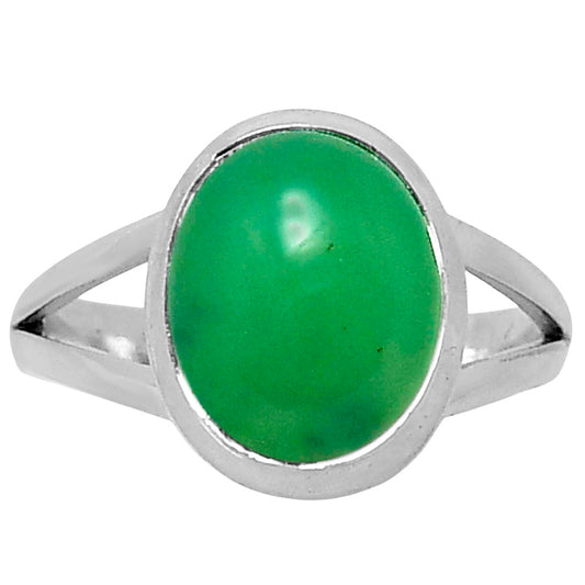 Premium Chrysoprase - Australia Ring size-7 R-1008 35-ER12801