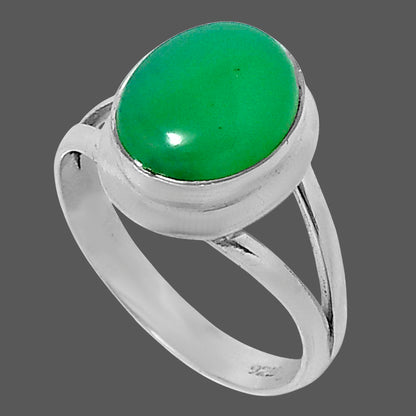 Premium Chrysoprase - Australia Ring size-7 R-1008 35-ER12801