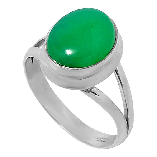 Premium Chrysoprase - Australia Ring size-7 R-1008 35-ER12801