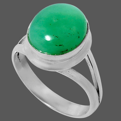 Premium Chrysoprase - Australia Ring size-7 R-1008 35-ER12802