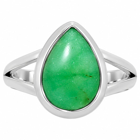 Premium Chrysoprase - Australia Ring size-7 R-1008 35-ER12805
