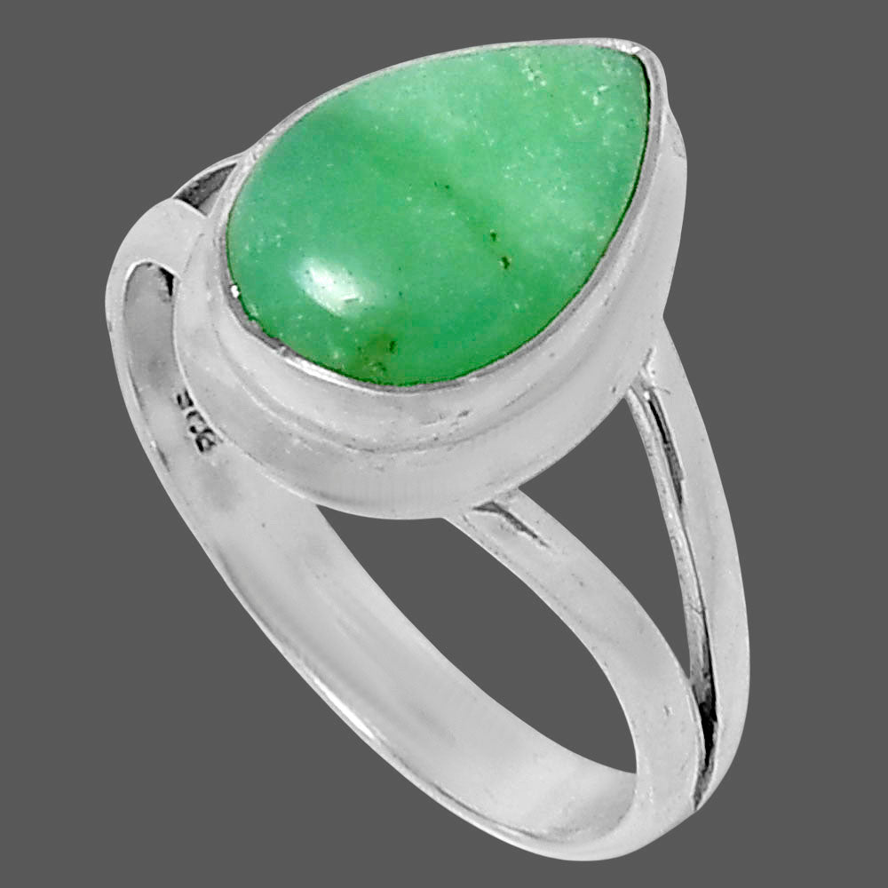 Premium Chrysoprase - Australia Ring size-7 R-1008 35-ER12805