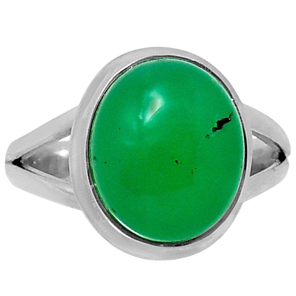 Premium Chrysoprase - Australia Ring size-7 R-1008 35-ER12808