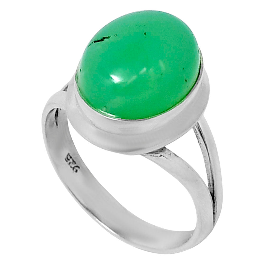 Premium Chrysoprase - Australia Ring size-7 R-1008 35-ER12808