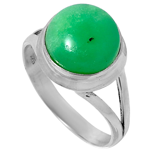 Premium Chrysoprase - Australia Ring size-9 R-1008 35-ER12837