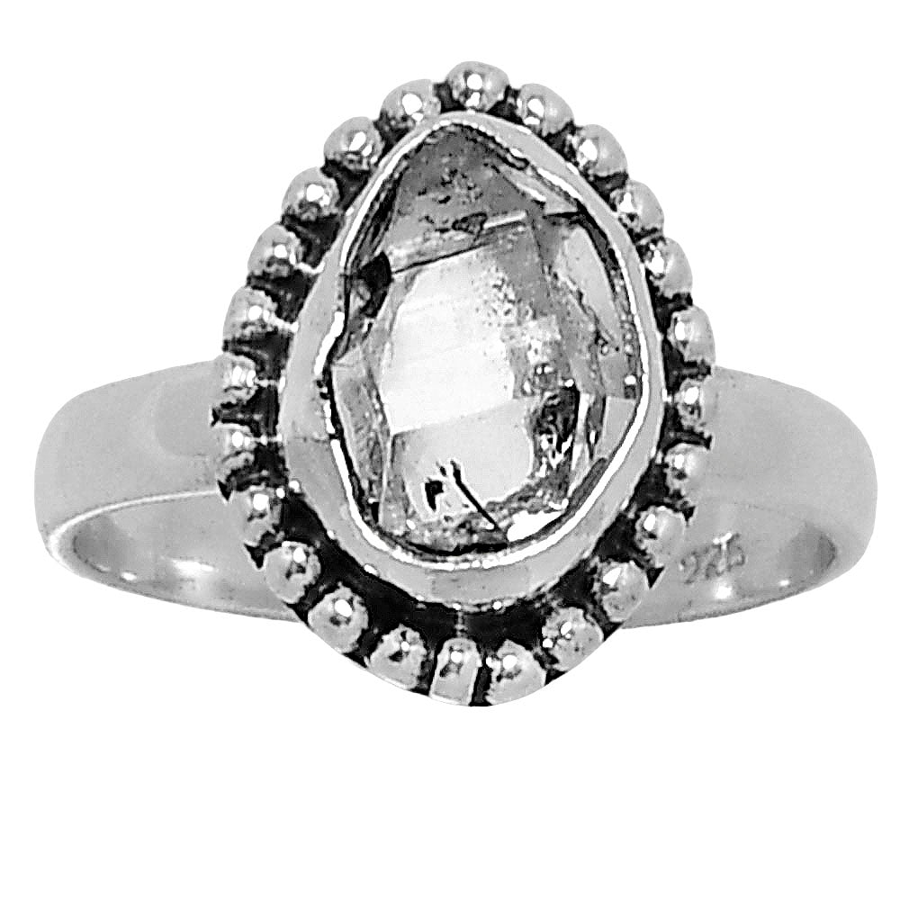 Premium Herkimer Diamond - USA Ring size-7 R-1071 36-ER12855