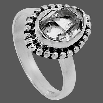 Premium Herkimer Diamond - USA Ring size-7 R-1071 36-ER12855