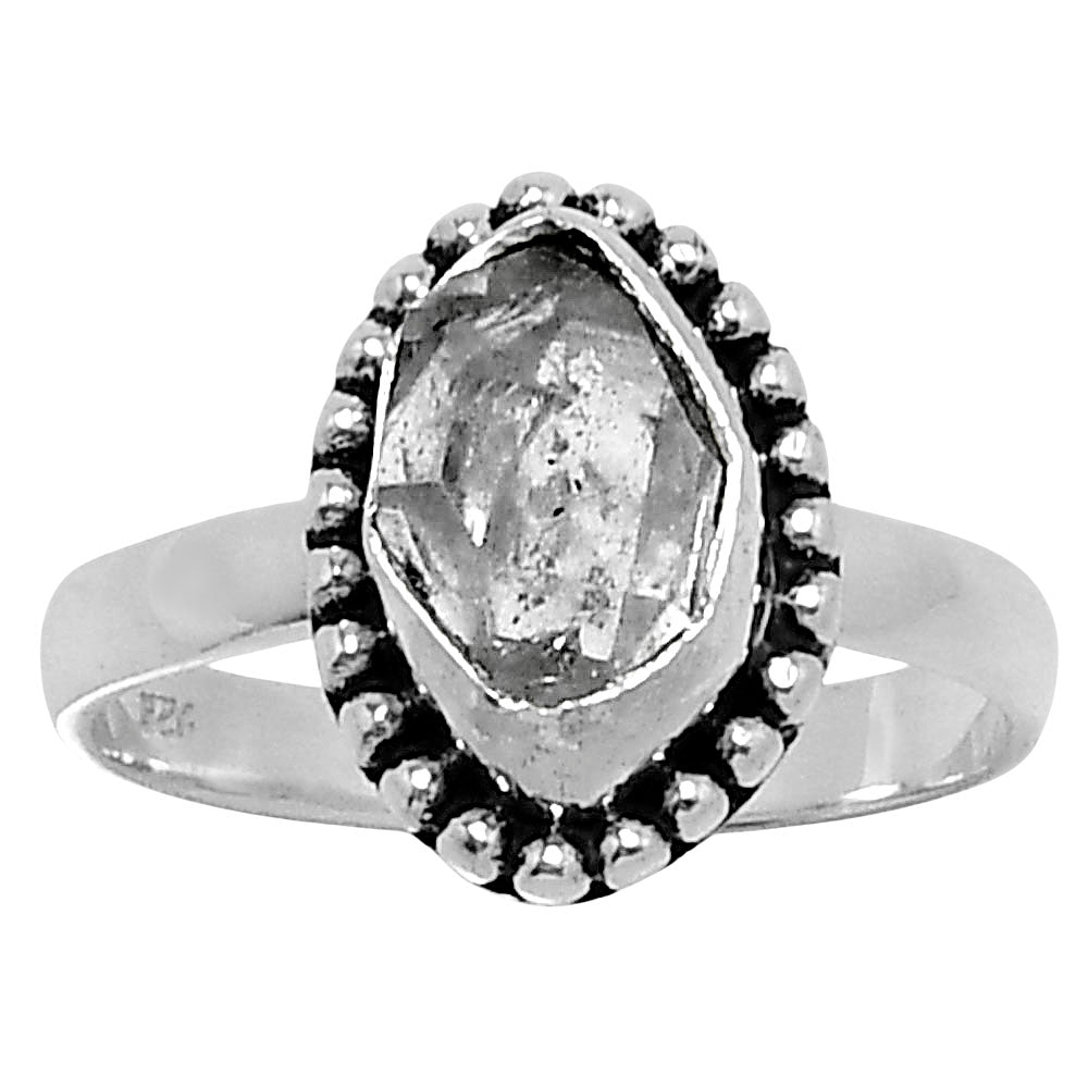 Premium Herkimer Diamond - USA Ring size-8 R-1071 36-ER12859