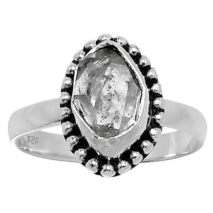 Premium Herkimer Diamond - USA Ring size-8 R-1071 36-ER12859