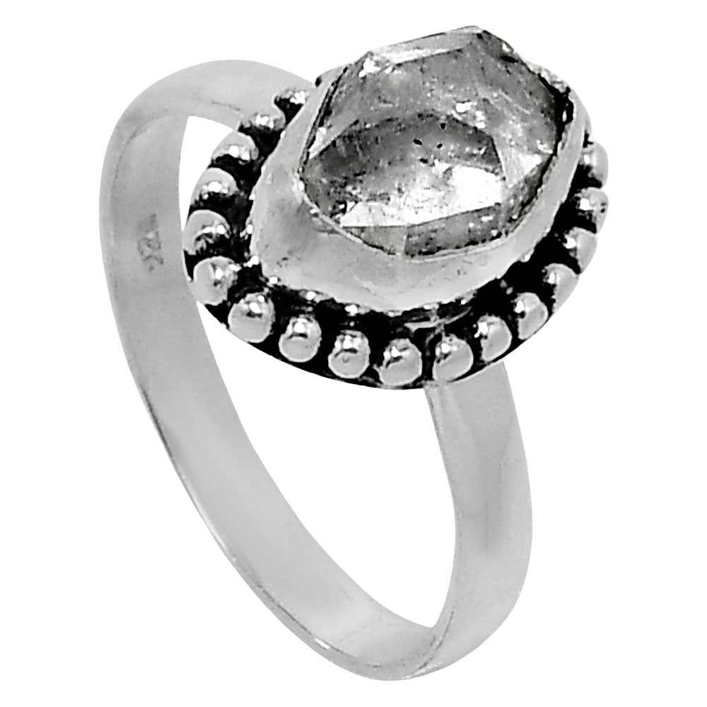 Premium Herkimer Diamond - USA Ring size-8 R-1071 36-ER12859