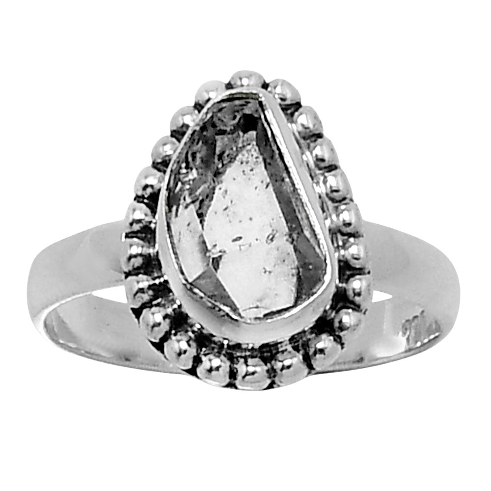 Premium Herkimer Diamond - USA Ring size-6 R-1071 36-ER12880