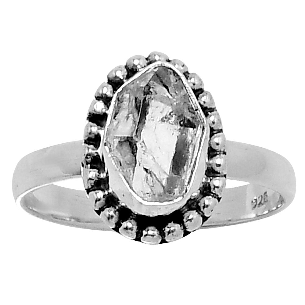 Premium Herkimer Diamond - USA Ring size-8 R-1071 36-ER12887