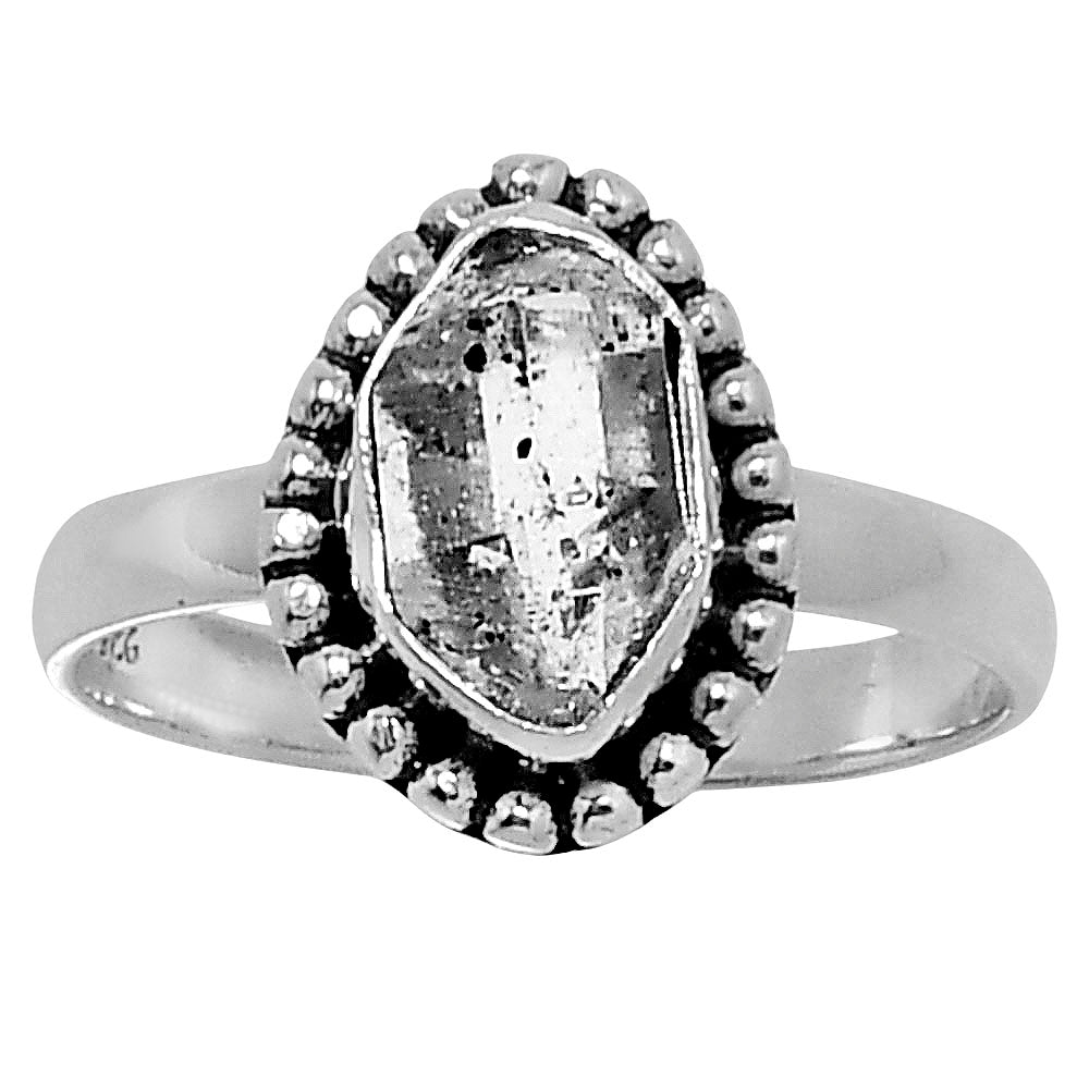 Premium Herkimer Diamond - USA Ring size-8 R-1071 36-ER12888