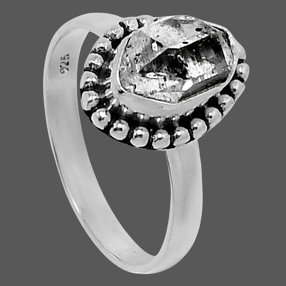 Premium Herkimer Diamond - USA Ring size-8 R-1071 36-ER12888