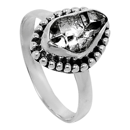 Premium Herkimer Diamond - USA Ring size-8 R-1071 36-ER12891