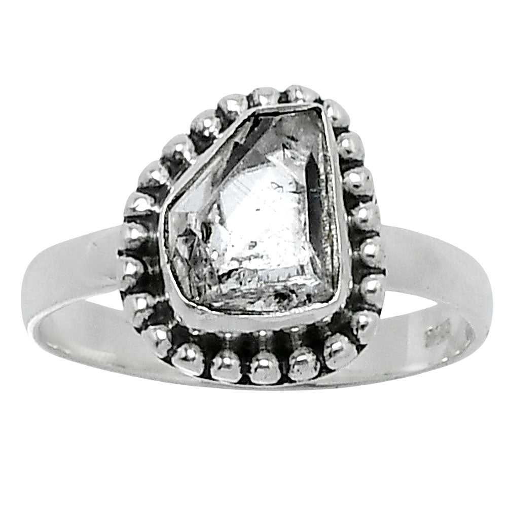 Premium Herkimer Diamond - USA Ring size-8 R-1071 36-ER12905
