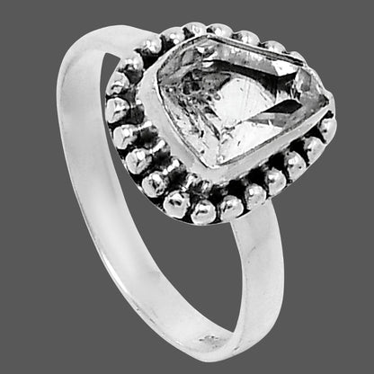 Premium Herkimer Diamond - USA Ring size-8 R-1071 36-ER12905