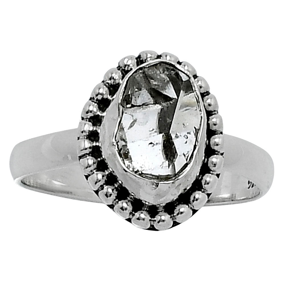 Premium Herkimer Diamond - USA Ring size-8 R-1071 36-ER12917