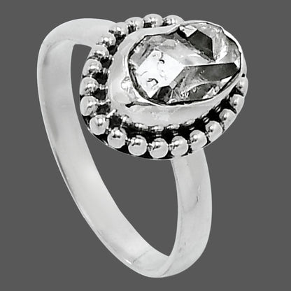 Premium Herkimer Diamond - USA Ring size-8 R-1071 36-ER12917