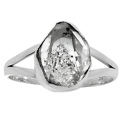Premium Herkimer Diamond - USA Ring size-8 R-1002 36-ER13030