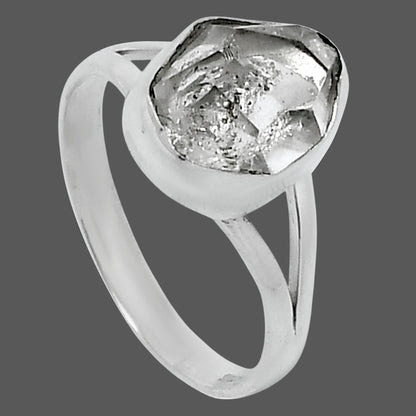 Premium Herkimer Diamond - USA Ring size-8 R-1002 36-ER13030