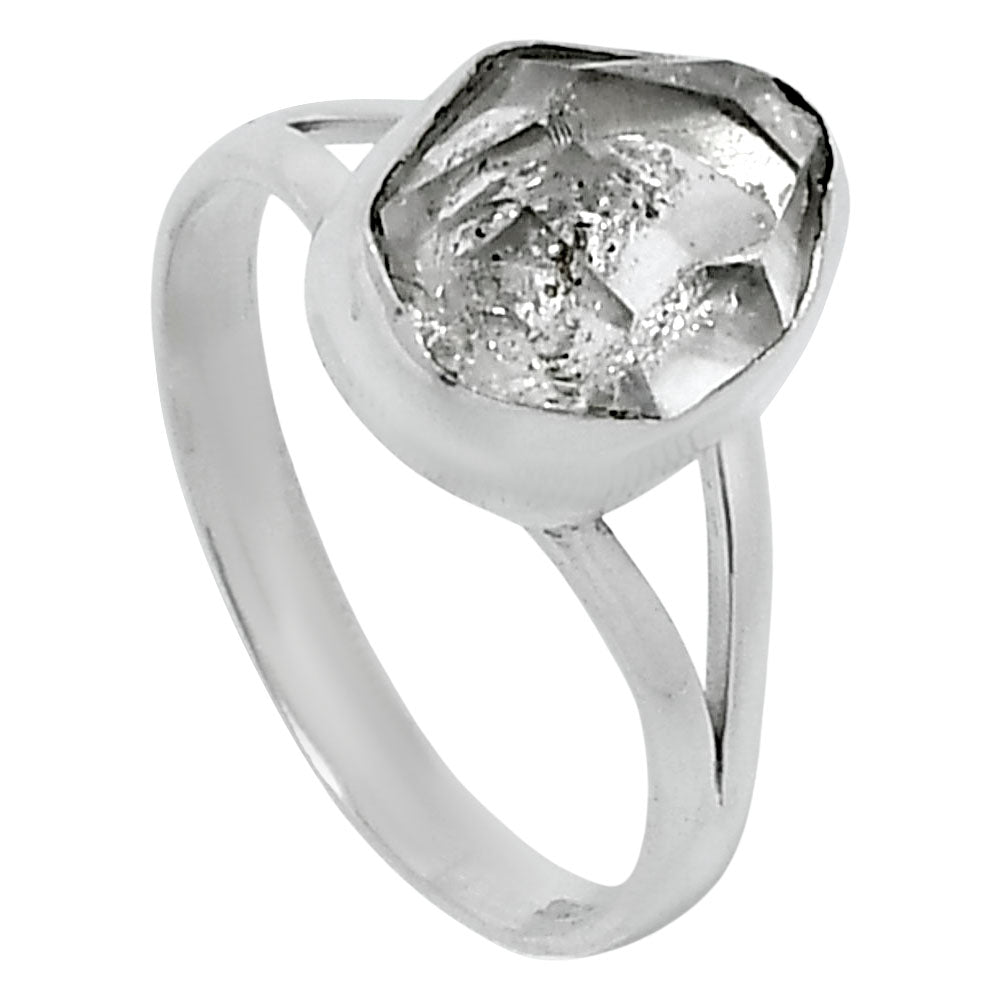 Premium Herkimer Diamond - USA Ring size-8 R-1002 36-ER13030