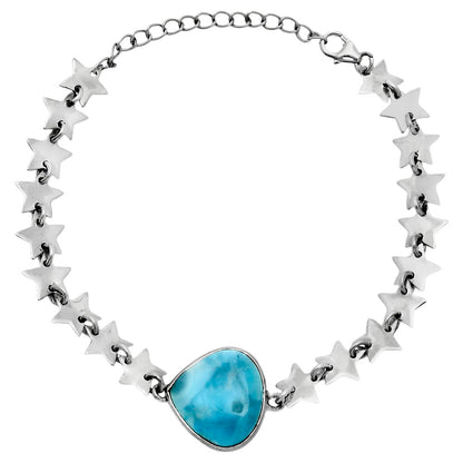 Premium Star - Larimar (Dominican Republic) Bracelet B-1044 37-EB10414