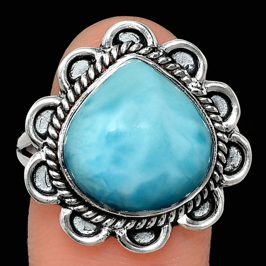 Premium Quality Larimar (Dominican Republic) Ring size-9.5 R-1221 37-ER13090