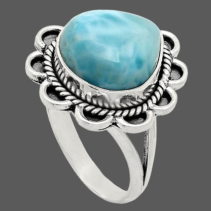 Premium Quality Larimar (Dominican Republic) Ring size-9.5 R-1221 37-ER13090