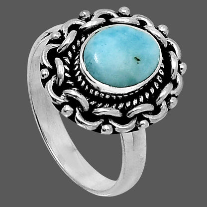 Premium Larimar (Dominican Republic) Ring size-7 R-1667 37-ER13186