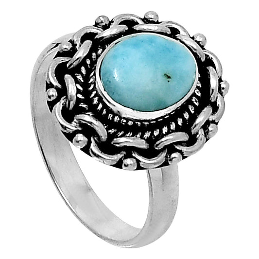 Premium Larimar (Dominican Republic) Ring size-7 R-1667 37-ER13186