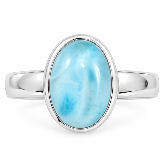 Larimar (Dominican Republic) Ring size-7.5 R-1004 37-ER15237