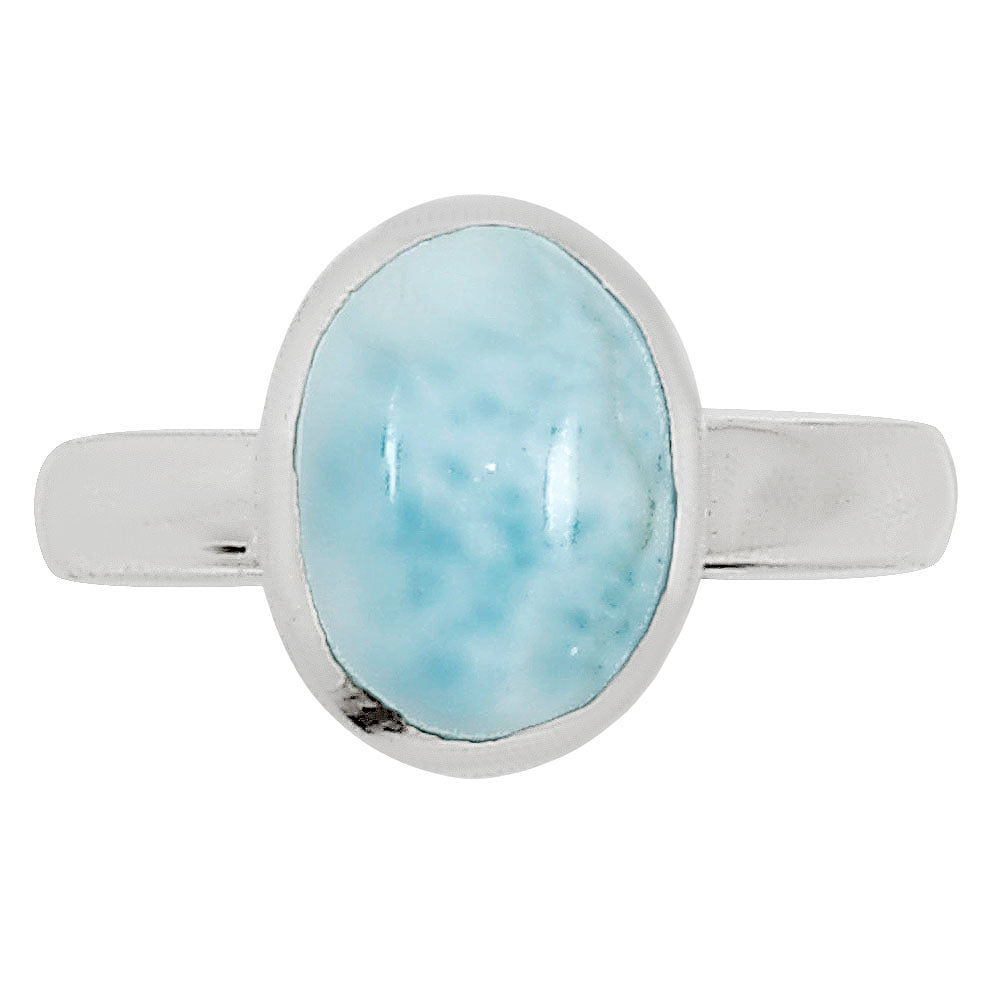 Larimar (Dominican Republic) Ring size-8 R-1004 37-ER15238