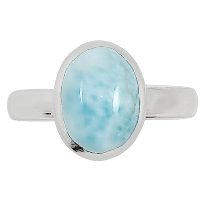 Larimar (Dominican Republic) Ring size-8 R-1004 37-ER15238
