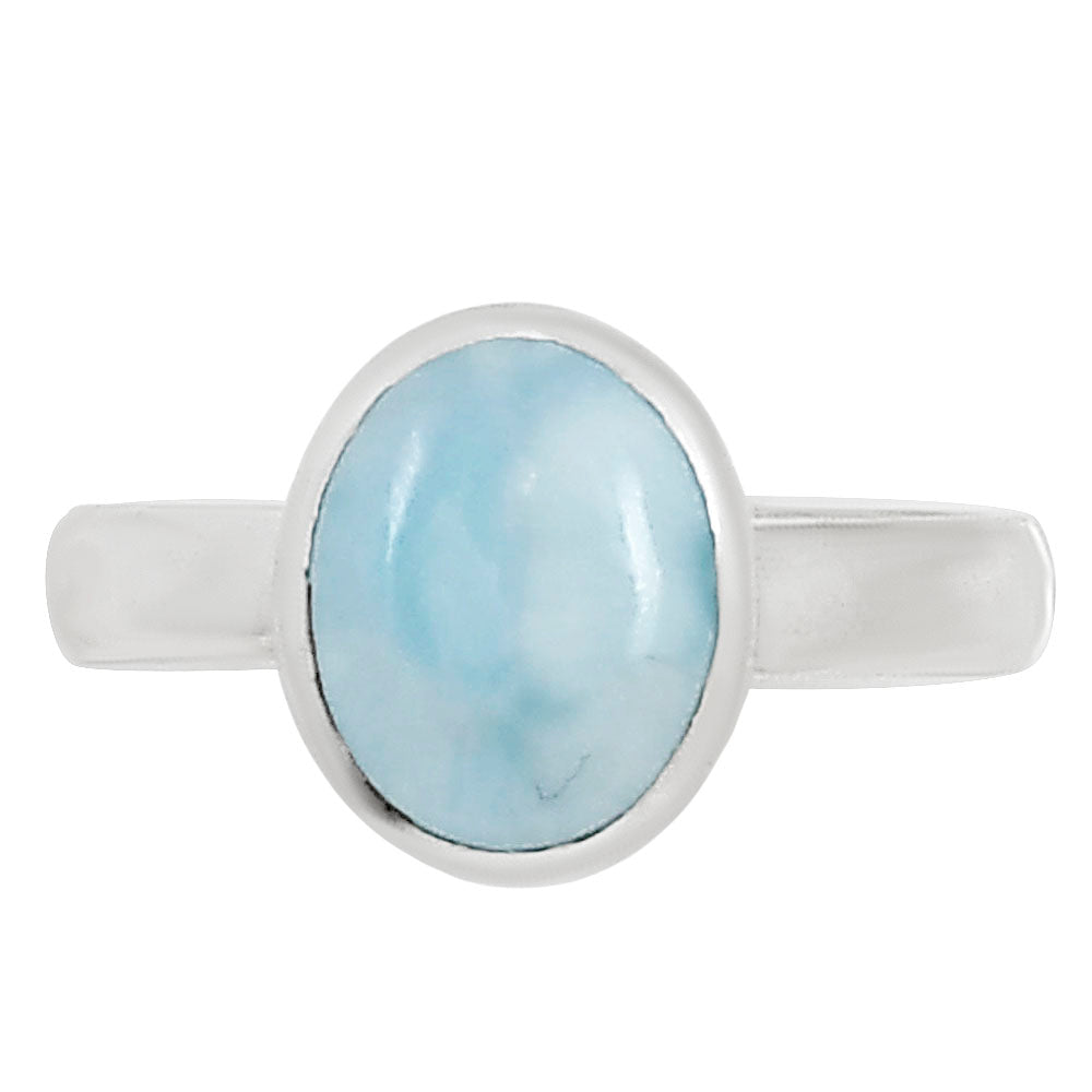 Larimar (Dominican Republic) Ring size-8 R-1004 37-ER15240