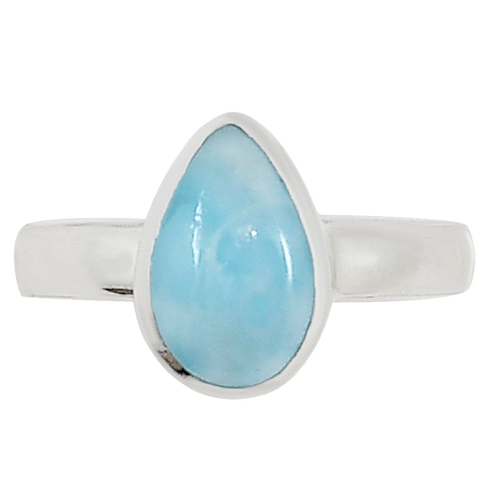 Larimar (Dominican Republic) Ring size-8 R-1004 37-ER15255