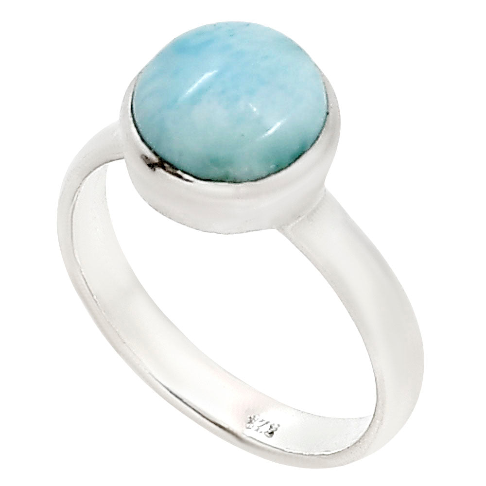 Larimar (Dominican Republic) Ring size-7 R-1004 37-ER15263