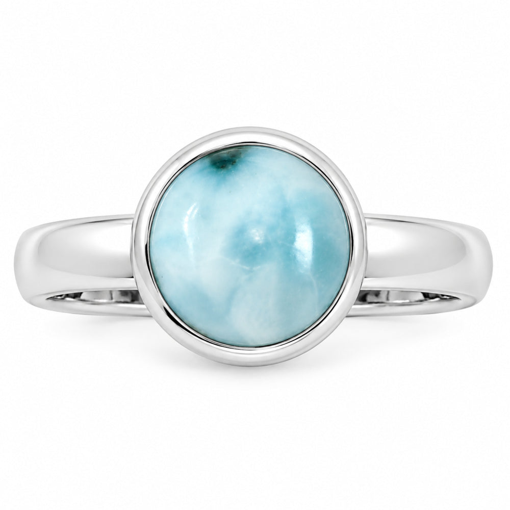 Larimar (Dominican Republic) Ring size-8 R-1004 37-ER15265