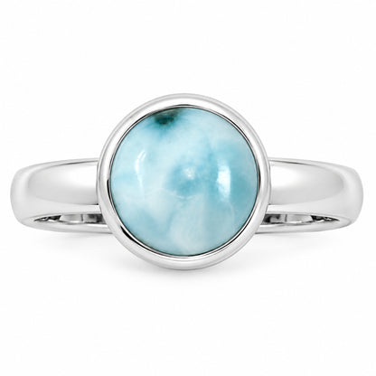 Larimar (Dominican Republic) Ring size-8 R-1004 37-ER15265
