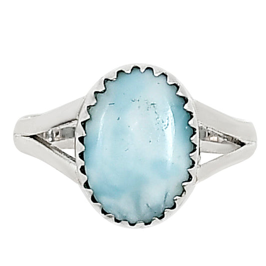 Larimar (Dominican Republic) Ring size-8 R-1210 37-ER15419