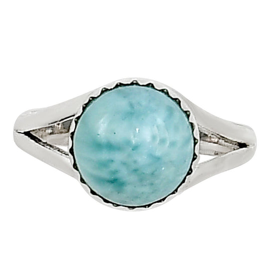 Larimar (Dominican Republic) Ring size-8 R-1210 37-ER15420