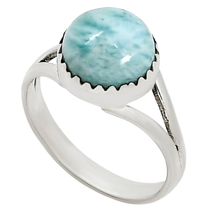 Larimar (Dominican Republic) Ring size-8 R-1210 37-ER15420