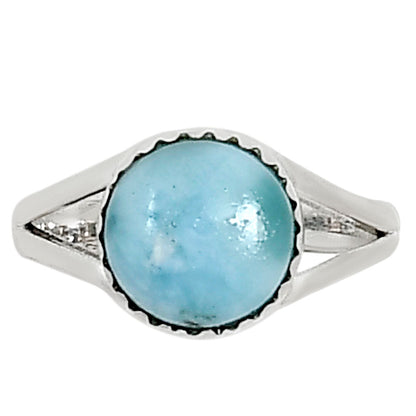 Larimar (Dominican Republic) Ring size-8 R-1210 37-ER15426