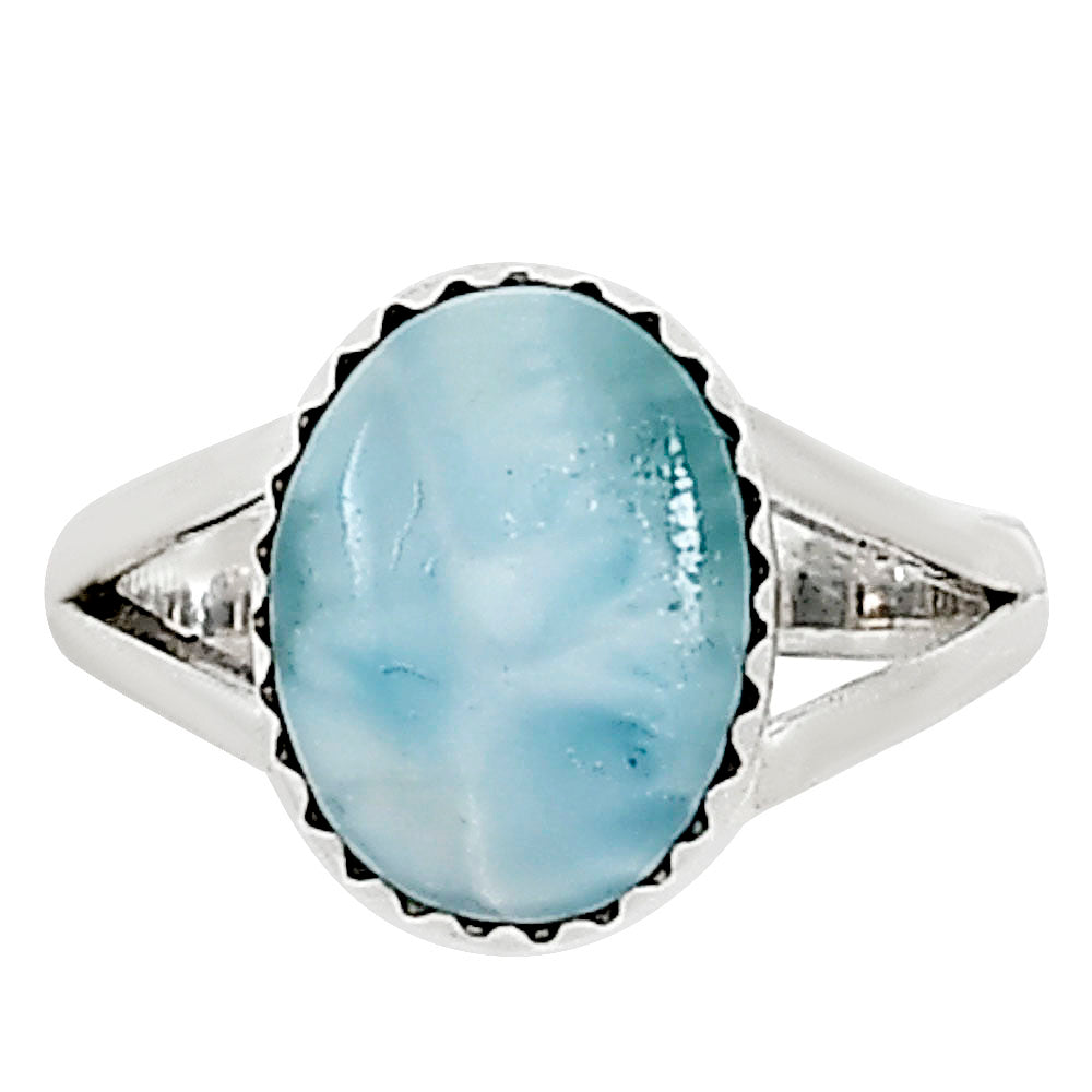 Larimar (Dominican Republic) Ring size-7 R-1210 37-ER15428