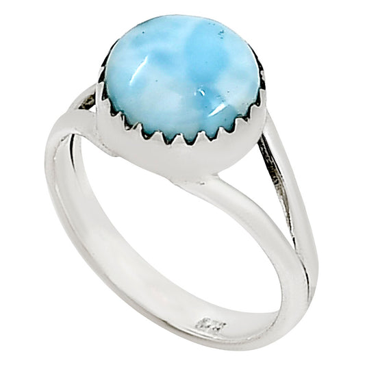 Larimar (Dominican Republic) Ring size-6 R-1210 37-ER15430