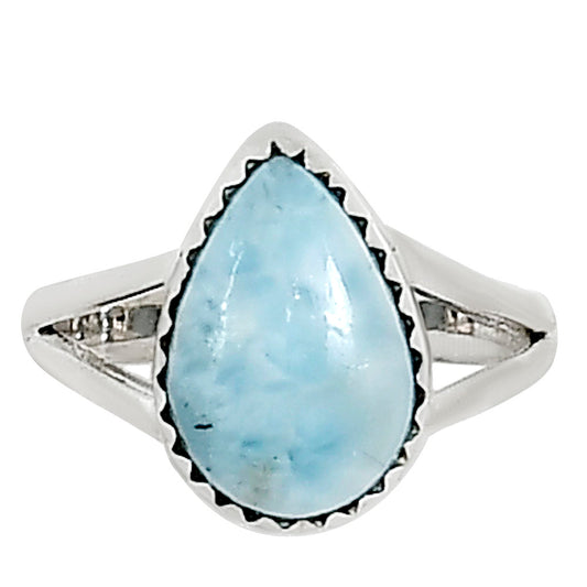 Larimar (Dominican Republic) Ring size-7 R-1210 37-ER15433